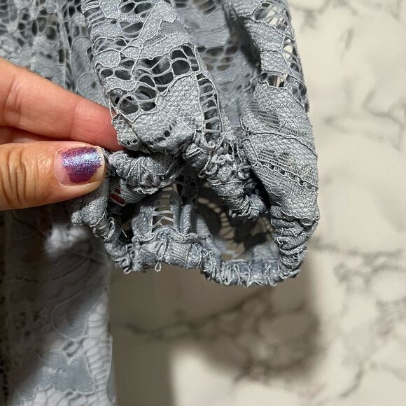 Vince Camuto Short Sleeve Lace Fit and Flare Dress - Picture 7 of 10